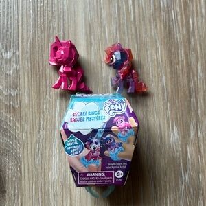 My Little Pony Secret Rings Surprise Figure Series 1 includes 1 unopened box & 2